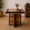 Framed Wood Accent Table