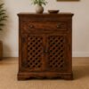 Lattice Door Cabinet