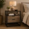 Two-Drawer Bedside Table