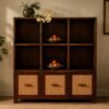 Cane Door Display Cabinet