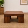 Chunky Wood Coffee Table