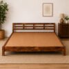 Slatted Wood Platform Bed