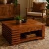 Slatted Side Coffee Table