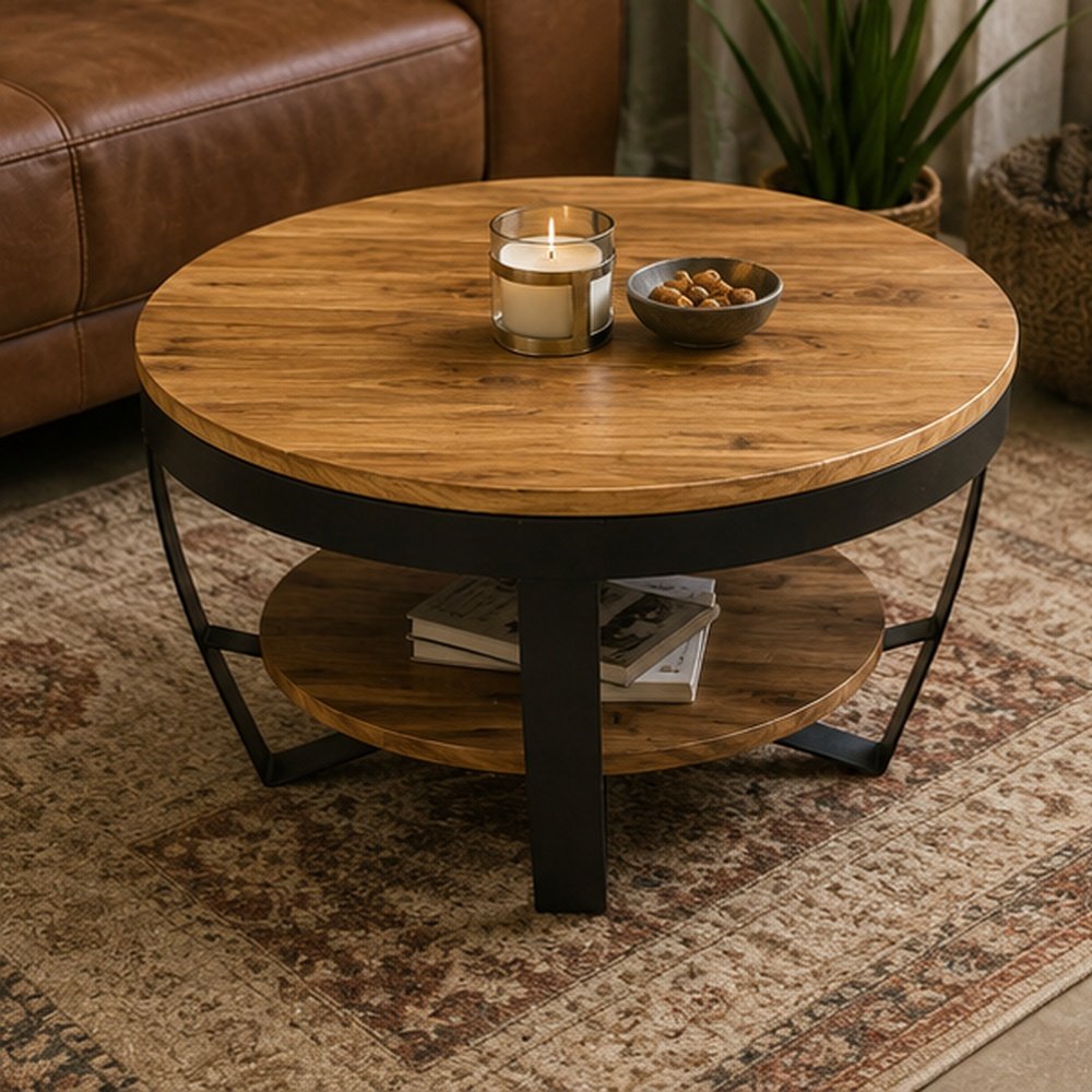 Lenworth Round Coffee Table - Image 3