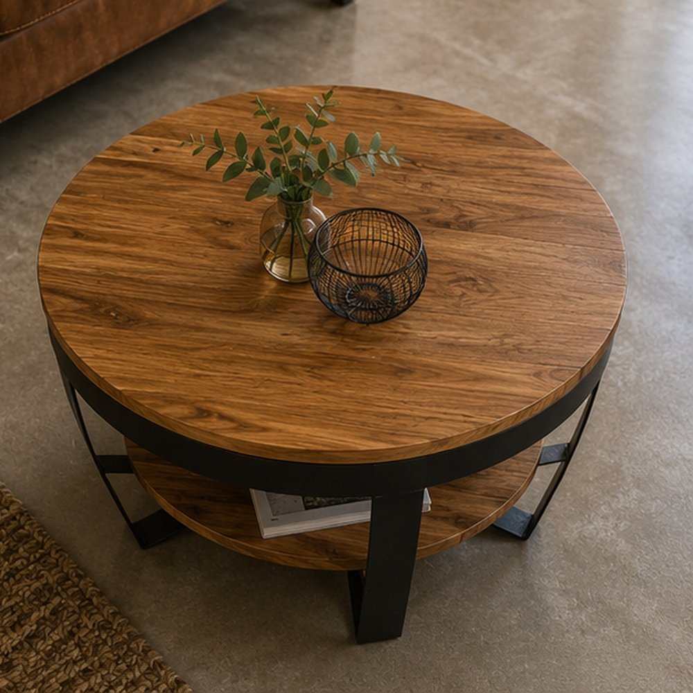 Lenworth Round Coffee Table - Image 4