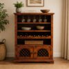 Arched Lattice Wine Rack