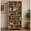 Asymmetrical Wood Display Shelf