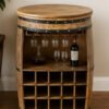 Barrel Wine Storage Cabinet