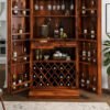 Classic Winged Bar Cabinet