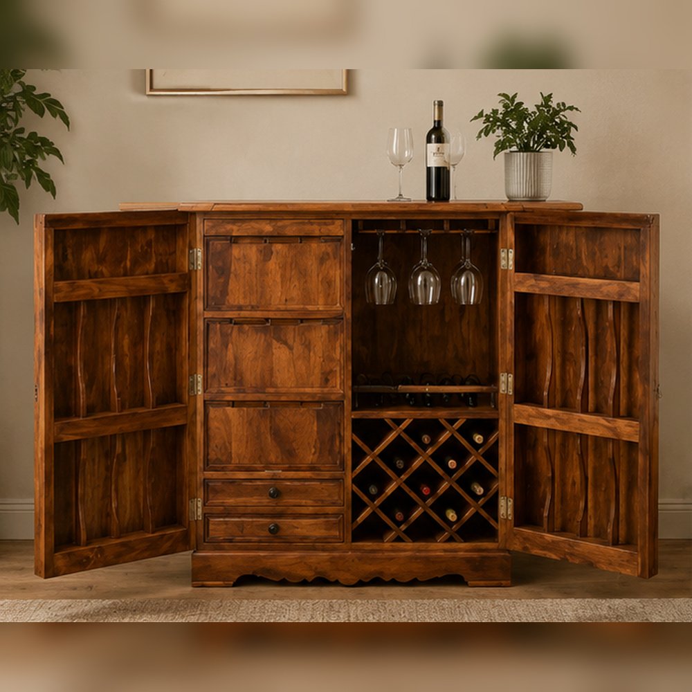 Rustic Bar Cabinet
