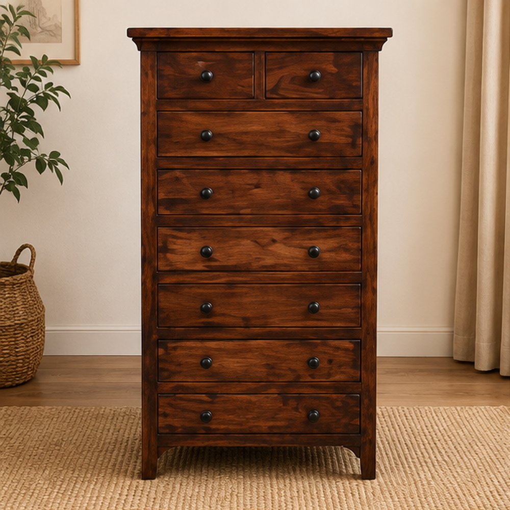 Seven-Drawer Tallboy Chest