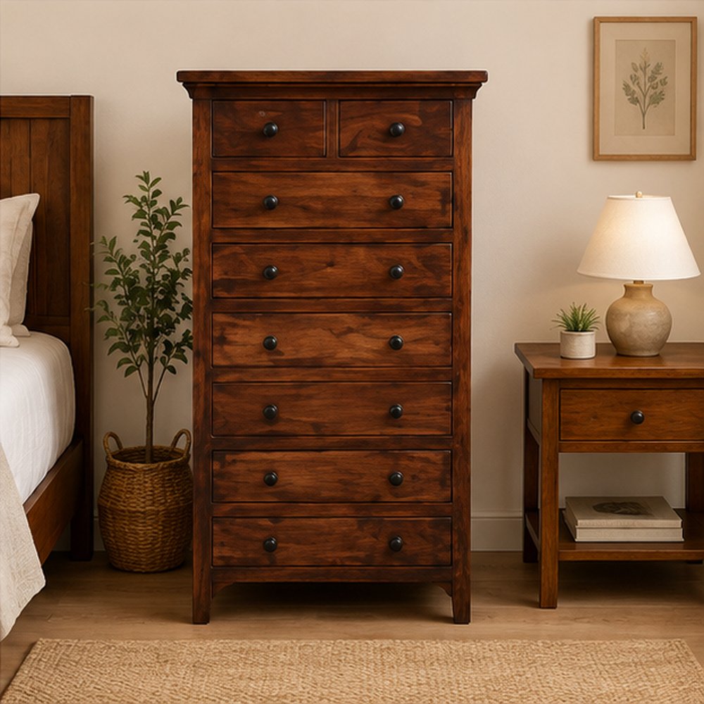 Seven-Drawer Tallboy Chest - Image 4